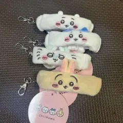 ちいかわ　リストバンドキーホルダー　ハチワレ うさぎ　モモンガ　セット