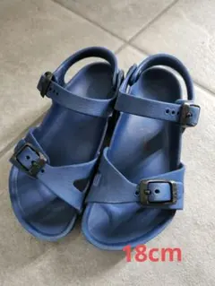 BIRKENSTOCK サンダル ブルー キッズ18cmのサムネイル
