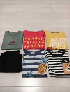 キッズ 半袖Tシャツ＋パンツ　120センチ　 6点セット