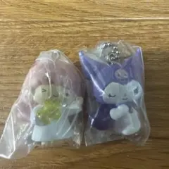 サンリオ　なかよしペアスイング　ララ　クロミ　　ガチャガチャ