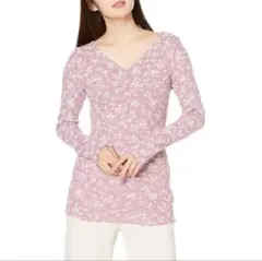 新品♡ジェラートピケ プルオーバー ピンク 花柄♡