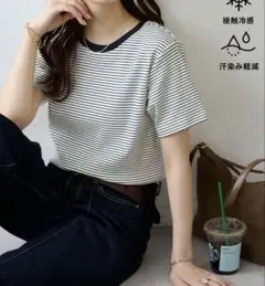 DISCOAT 【接触冷感/汗染み防止】コンパクトTシャツ　新品のサムネイル