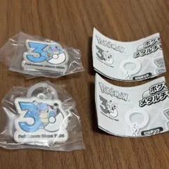 ポケモン30周年 メタルチャームマスコット ゼニガメ カメックス