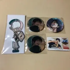 ☆伏黒甚爾 ファンパレくじ カラビナアクリルキーホルダー 缶バッジ 特典 懐玉