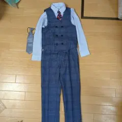 140cm 入学式 スーツ 男の子 フォーマル 卒業式 セット ベスト パンツ