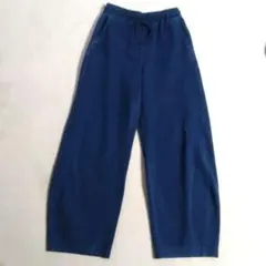 着用1回　デニムスウェットバレルレッグパンツ　М　GU