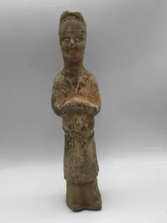 中国美術 加彩 駱駝護人物 俑 高50cm(A882) - メルカリ