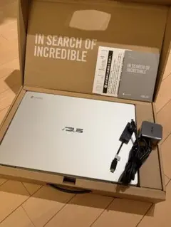 ASUS Chromebook c523n シルバー 本体 付属品付 説明書付のサムネイル