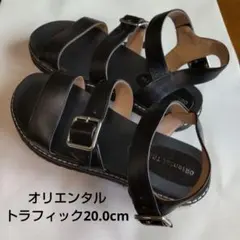 美品オリエンタルトラフィック　厚底サンダル20.0cm定価3900円のサムネイル