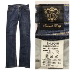 2267 BOBSON SweetHip Y2K ローライズ スキニーデニム Mのサムネイル