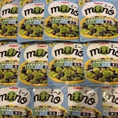ラスト♡ カルビー ミーノ 風味豊かな豆ミックス しお味 12袋