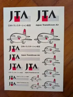 TDA 東亜国内航空 ステッカー ノベルティ グッズ tda - メルカリ