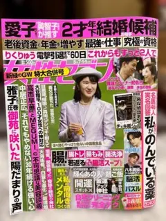 【匿名配送】女性セブン最新号 付録付き＜美品＞2026年5月7・14日号