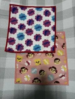 ペコちゃん ミルキー ミニタオル 2枚セットのサムネイル