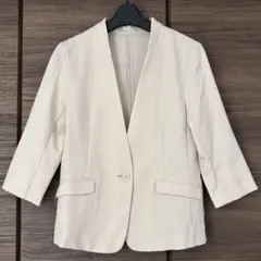 GLACIER Vネックジャケット　通勤コーデ　ハニーズ