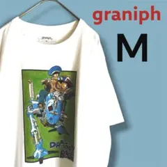 グラニフ Tシャツ 半袖 ドラゴンボールZ 孫悟空 親子ドライブ 男女兼用 白