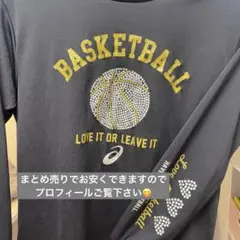 バスケットボール 練習着 長袖 ロンT 黒 M 即購入可