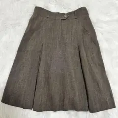 Max Mara WEEKEND LINE上質ウール混 タック スカート Mのサムネイル