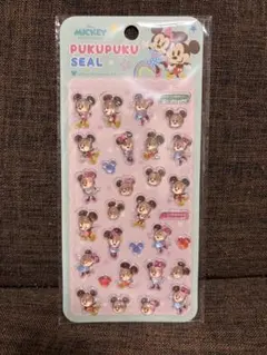 ぷくぷくシール ミッキー