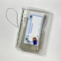ラス1】SEVEN MINT 3つ折りクリアバインダー（A6・6穴） - メルカリ