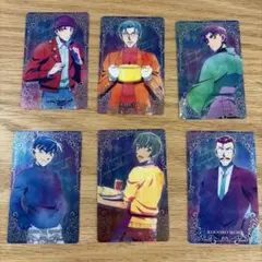 名探偵コナン メタリックカード　赤井秀一　安室透　服部平次　6枚セット