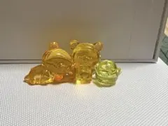 超激レア！非売品！レトロ！ リラックマ クリア素材 フィギュア3点セットのサムネイル