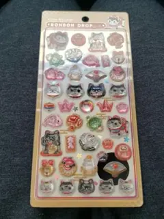 ボンボンドロップシール　和柄　縁起物　新品