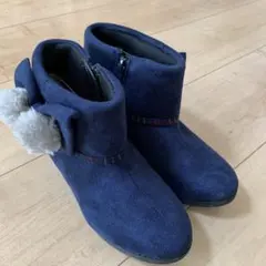 ショートブーツ　リボン　20センチ