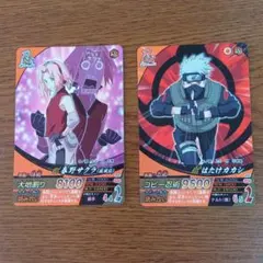 NARUTO　ナルティメットフォーメーション　カード　春野サクラ　 はたけカカシ