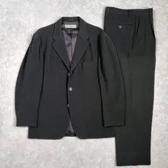 超希少◎イッセイミヤケ　1980's初期　スーツ　セットアップ　4点セット　黒 超希少◎イッセイミヤケ 1980's初期 スーツ セットアップ 4点セット 黒