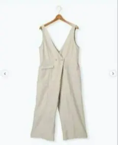 〘新品、タグ付き〙ルノンキュール麻調オールインワンのサムネイル