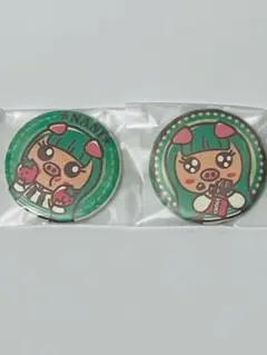 ろこまこあこ 缶バッジ 2個