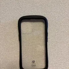 iFace ブラック ハードケース クリアバック