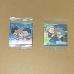 劇場版ハイキュー!! ゴミ捨て場の決戦 シールウエハース シークレット2種