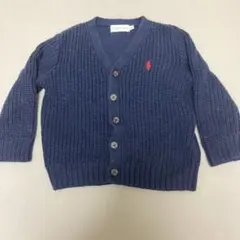 ラルフローレン 80㎝　カーディガン　紺色