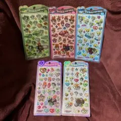 パワーパフガールズ　うるちゅるポップシール 5枚セット コンプリートセット