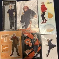 呪術廻戦　虎杖悠仁　アクリルスタンド　アクスタ　6点セット