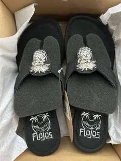 Flojos Pineapple Platform サンダル 6 ブラックのサムネイル