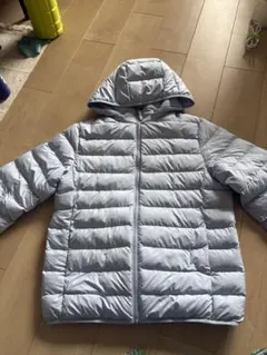 UNIQLOPUFFTECH ダウンコート 160サイズライトブルー