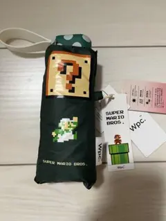 新品　Wpc. マリオ　折りたたみ傘　晴雨兼用　日傘　遮光率100% ルイージのサムネイル