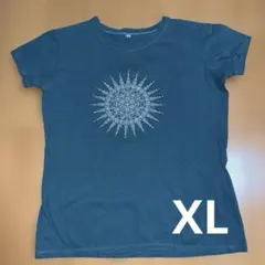 ビーズ刺繍Tシャツ　XL