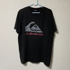 QUIKSILVER クイックシルバー Tシャツ L ブラック 半袖 プリントのサムネイル