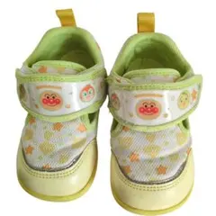 アンパンマン キッズシューズ ライトグリーン　靴　ベビーシューズ　13cm