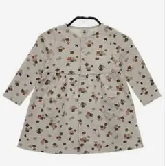 新品未使用タグ付き　プチバトー　花柄ワンピース　12m／74㎝