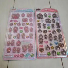 モンチッチ うるうるPOPシール 2枚セット