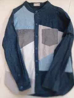 ブランシェス ノーカラー シャツ キッズ 140センチ