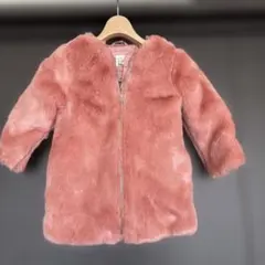 Baby Gap 4yearsピンク ファー コート(100〜105cm)