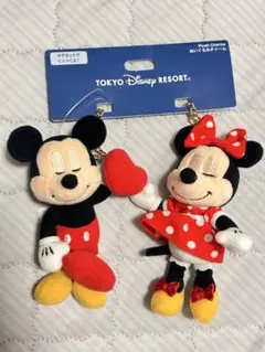 東京ディズニーリゾート ぬいぐるみチャーム ペア ミッキー ミニー