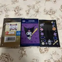 タイトー くじ 侍ジャパン サンリオ G賞 クリアカードセット クロミ