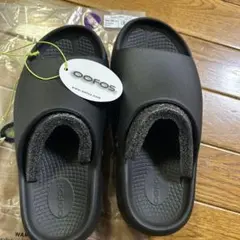 OOFOS OOmega OOahh リカバリーサンダル ブラック 26cm - メルカリ